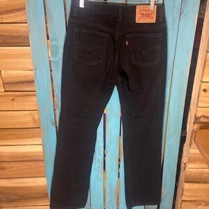 Vintage Y2K Levi’s 505 black jeans size 9L 30x33 made in USA cotton high waisted
